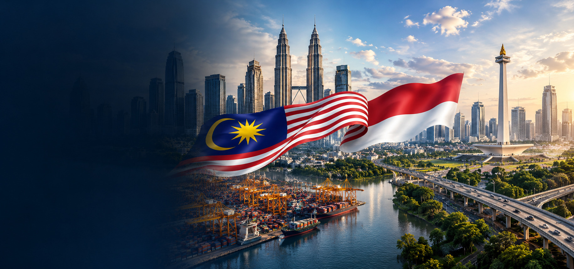 Malaysia and Indonesia cross-border business hero